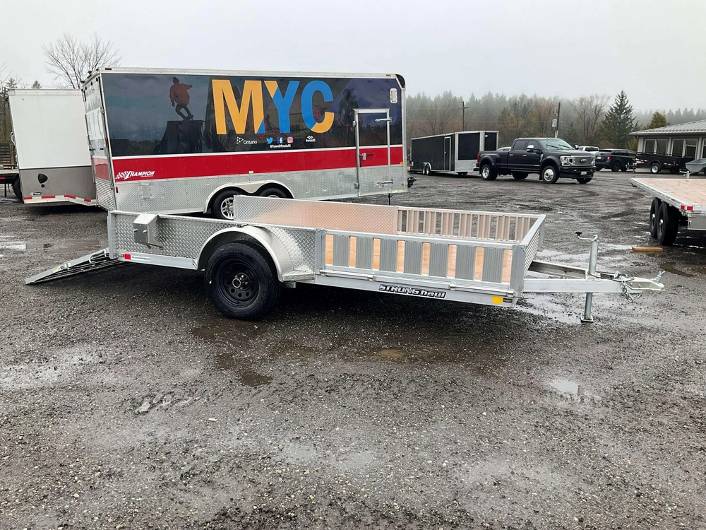 2026 Stronghaul 82x12 All Aluminum Landscape Trailer alt