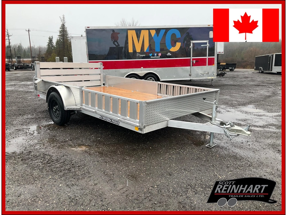 2026 Stronghaul 82x12 All Aluminum Landscape Trailer alt