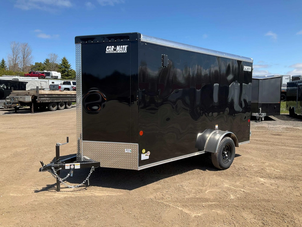 2026 Car Mate Trailers 6x12 Plus V-nose Liberty Sport Cargo Trailer alt