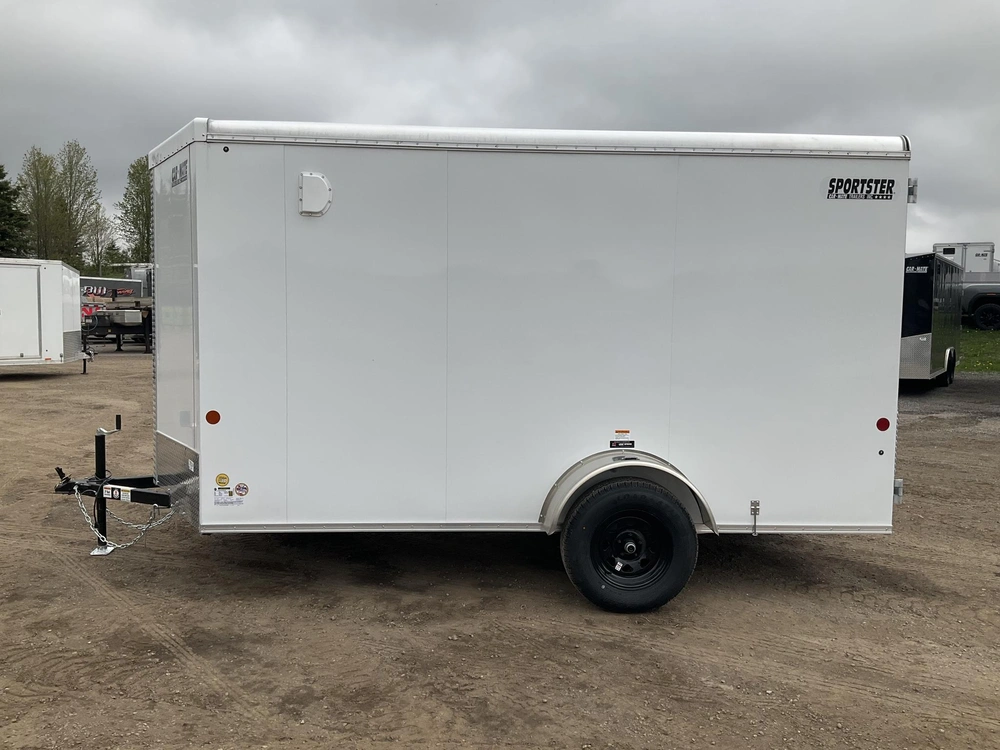 2026 Car Mate Trailers 6x12 Plus V-nose Liberty Sport Cargo Trailer alt