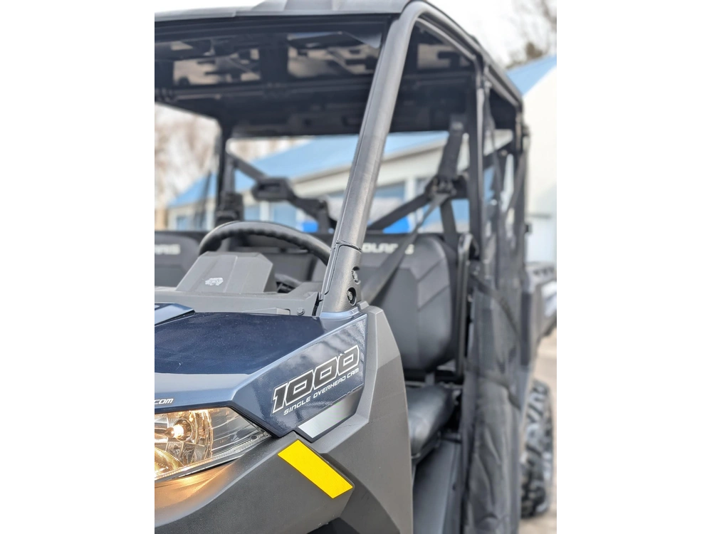 2021 Polaris Ranger 1000 Premium Crew 🎯 Utv 4 Places Occasion Faible Km Travail Famille Defender Max Viking Vi Polyvalent 🟢 alt