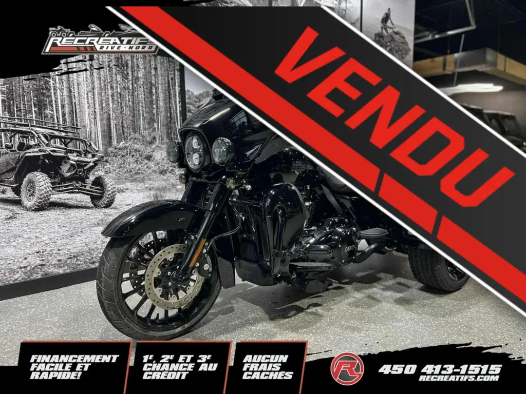 Harley-Davidson TRI GLIDE ULTRA 114 VIVID BLACK BLACK TRIM 2025 - **LE SUMMUM DE LA GAMME!!**