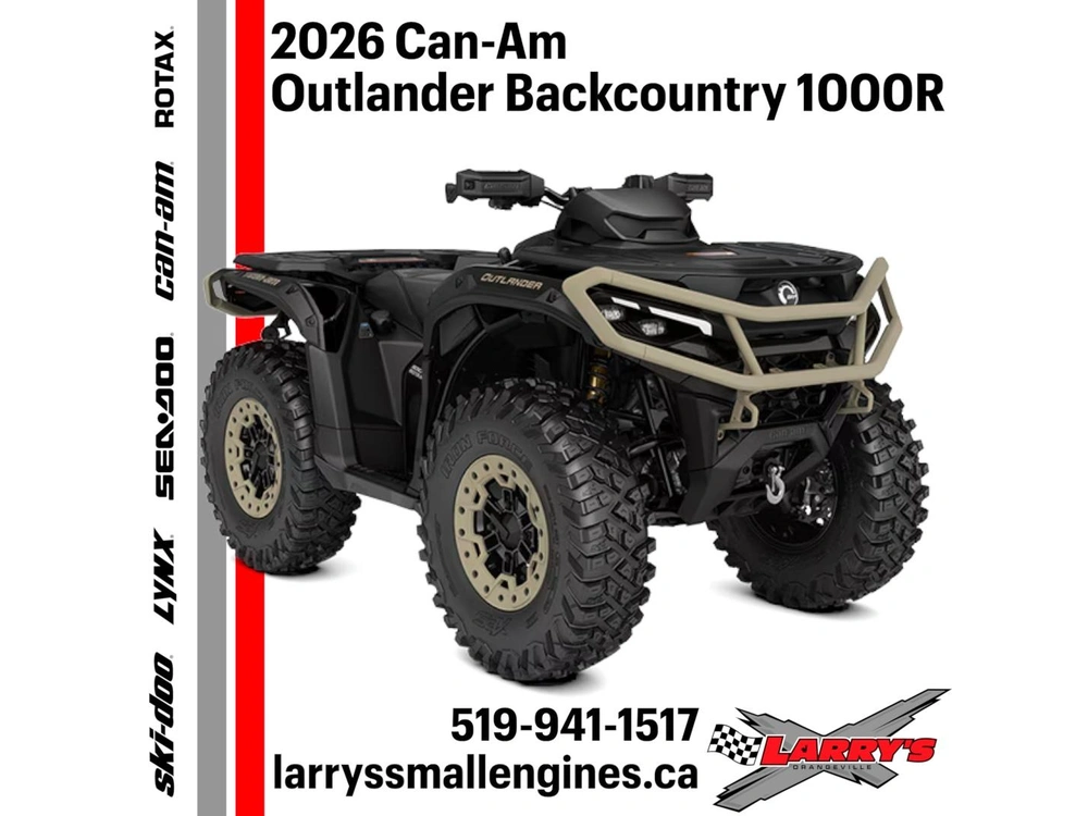 2026 Can-am Outlander Backcountry 1000r 4ntf alt