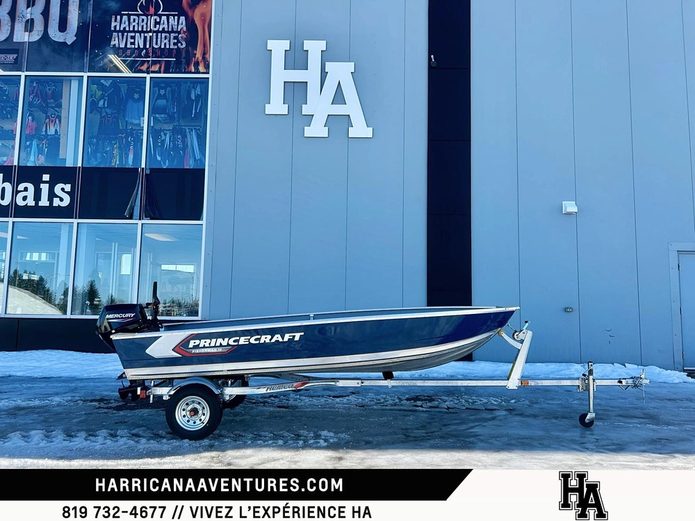 2026 Princecraft Fisherman 14 + 15hp alt