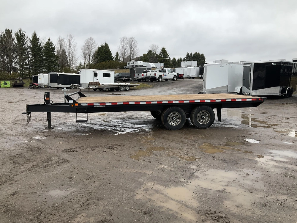 2022 Canada Trailers 8.5x18 5 Ton Deckover Equipment Trailer alt