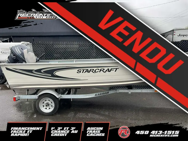2021 Starcraft ALASKAN 15 DLX **MOTEUR YAMAHA 25HP!!**