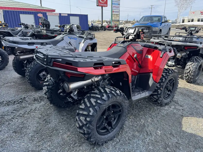 2026 Polaris SPORTSMAN 570 TRAIL,SUNSET RED thumbnail 3