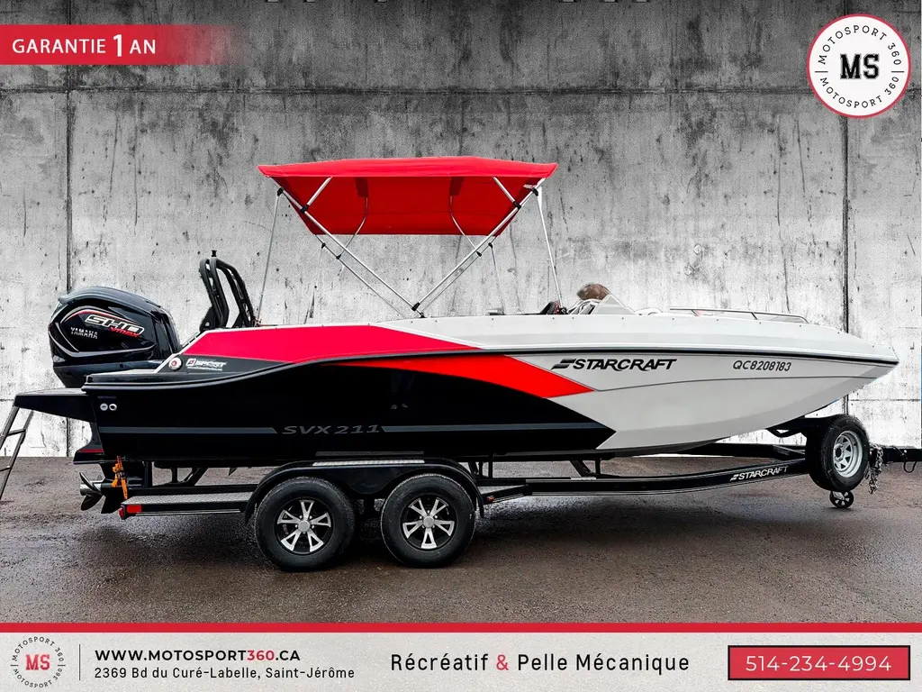 Starcraft SVX 211 DECK BOAT 200 HP !!! 21 PIEDS AUBAINE !!! 2022