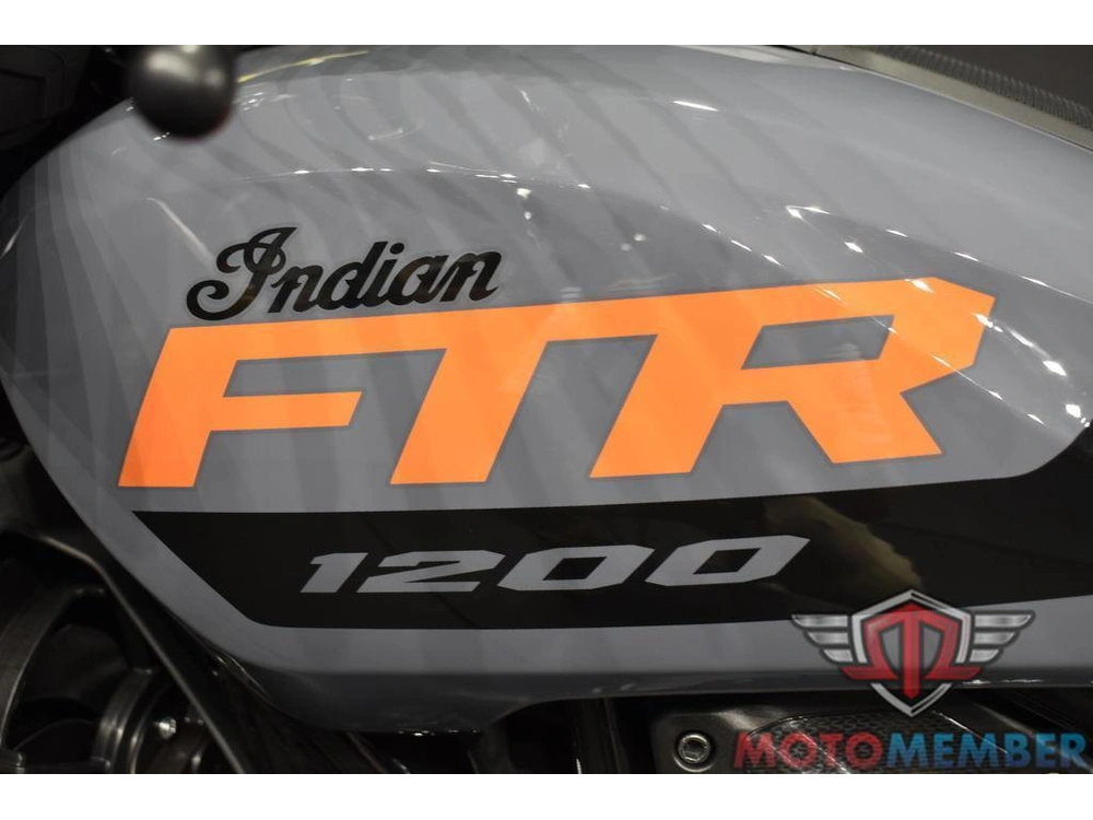 2023 Indian Motorcycle Ftr Stealth Gray/orange Burst alt