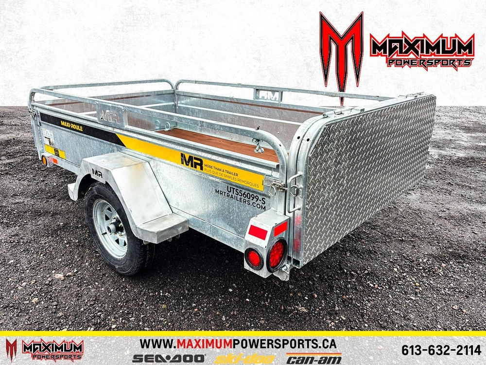Maxi-roule Utility Trailer With Solid Side 99in X 56in Uts56099-s 2027 alt