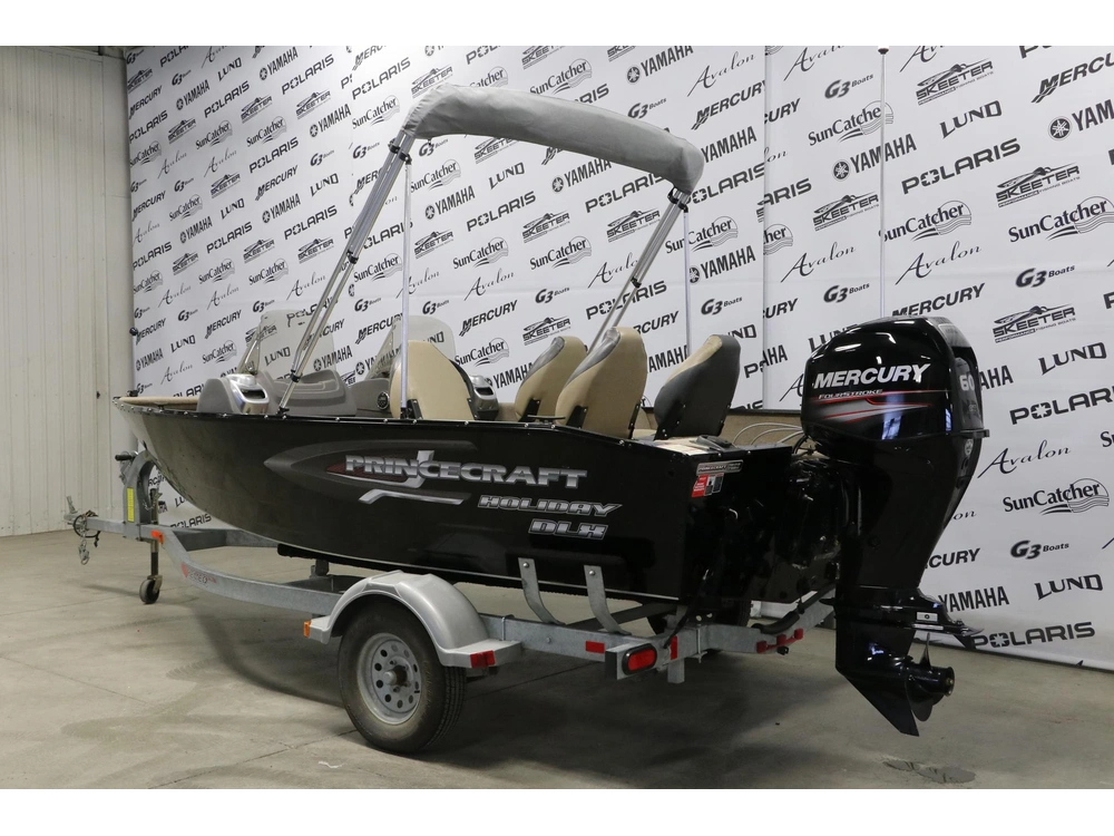 Princecraft Holiday Dlx 162 Sc + Mercury 60hp & Remorque 2016 alt