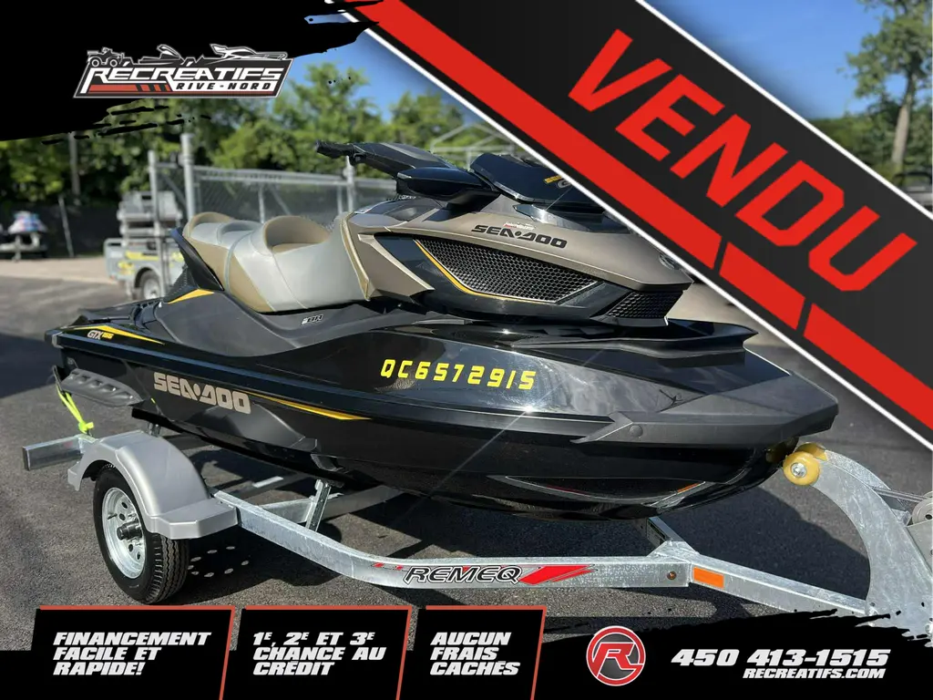 2017 SEADOO GTX 155 S **SUSPENSION INTELLIGENTE!**