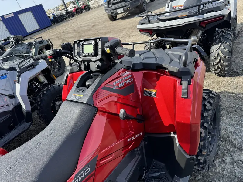 2026 Polaris SPORTSMAN 570 TRAIL,SUNSET RED thumbnail 4