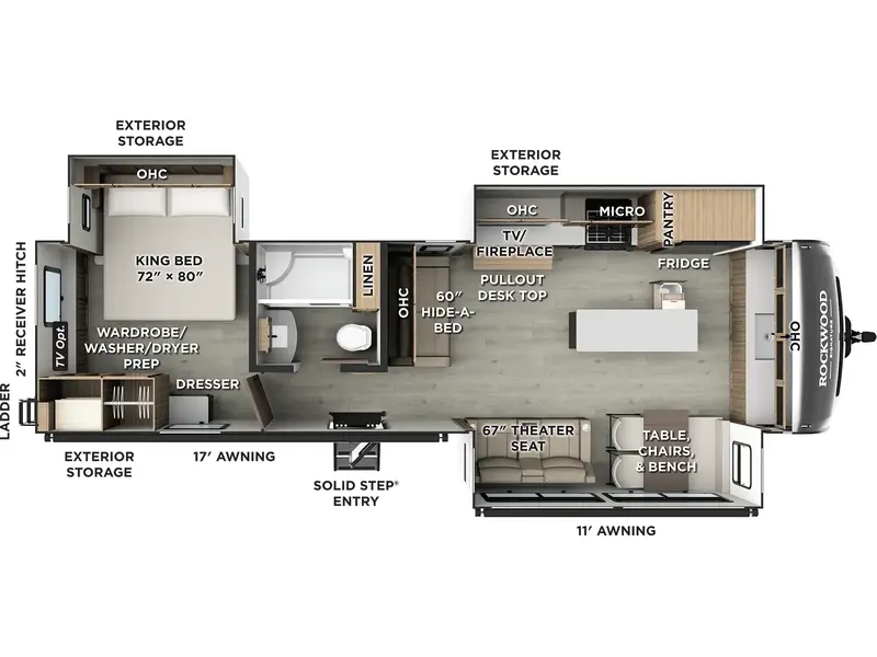 2026 Forest River ROCKWOOD SIGNATURE 8339FK
