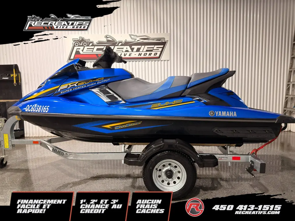 2016 Yamaha WAVE RUNNER FX CRUISER SVHO - **MOTEUR SUPERCHARGED 250HP!!**