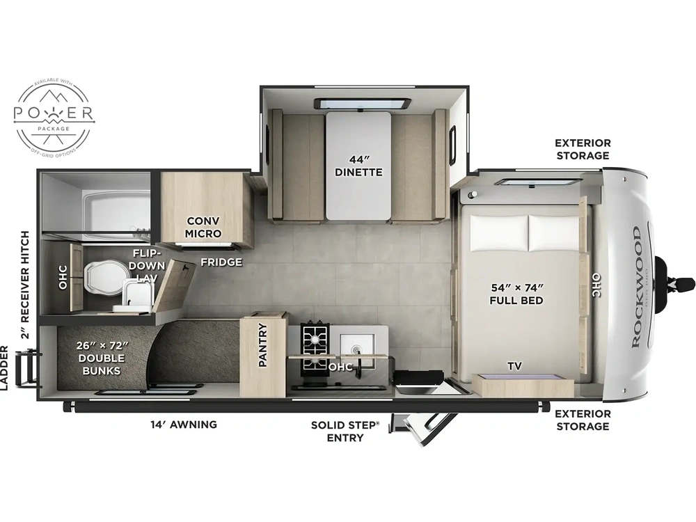 Forest River Rockwood Geo Pro 20bh 2025 alt