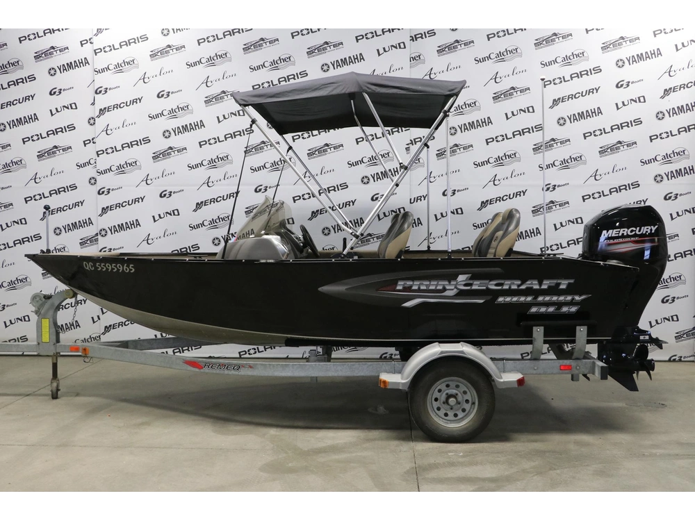 Princecraft Holiday Dlx 162 Sc + Mercury 60hp & Remorque 2016 alt