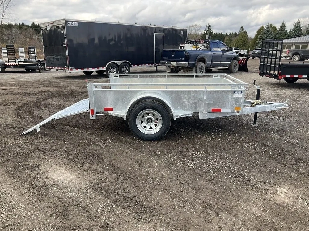 2026 Canada Trailers 5x8 Galvanized Utility Trailer alt