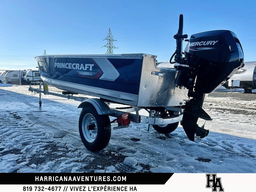 2026 Princecraft Fisherman 14 + 15hp alt