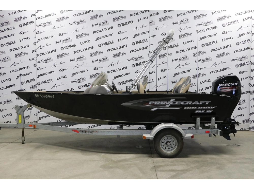 Princecraft Holiday Dlx 162 Sc + Mercury 60hp & Remorque 2016 alt