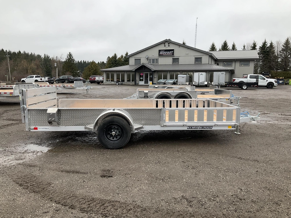 2026 Stronghaul 82x14 All Aluminum Utility Trailer alt