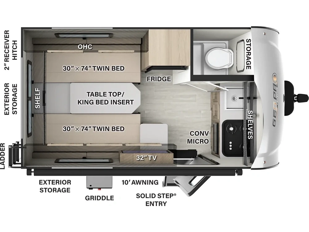 Forest River Rockwood Geo Pro 15tb 2023 alt