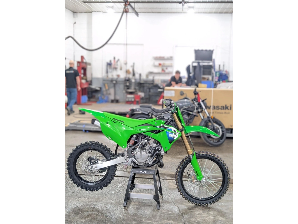 2026 Kawasaki Kx112 2026 🎯 Motocross Junior Compétition Performance Transition Yz85 Sx85 Jeune Rider 🟢 alt