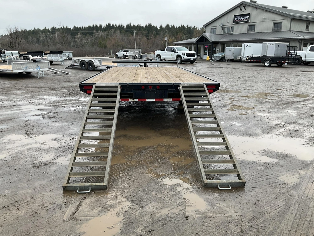 2022 Canada Trailers 8.5x18 5 Ton Deckover Equipment Trailer alt