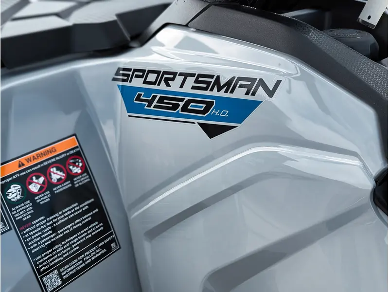 2026 Polaris Sportsman 450 H.O. // Ghost Gray thumbnail 14