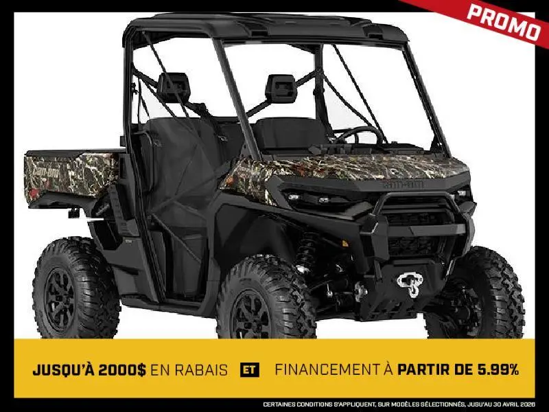 2026 Can-Am Defender XT HD11 with 10.25 in. infotainment