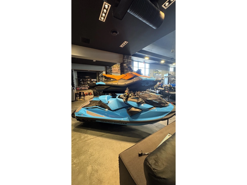 2026 Sea-doo Spark Trixx 3up Gulfstream Blue / Orange Crush alt