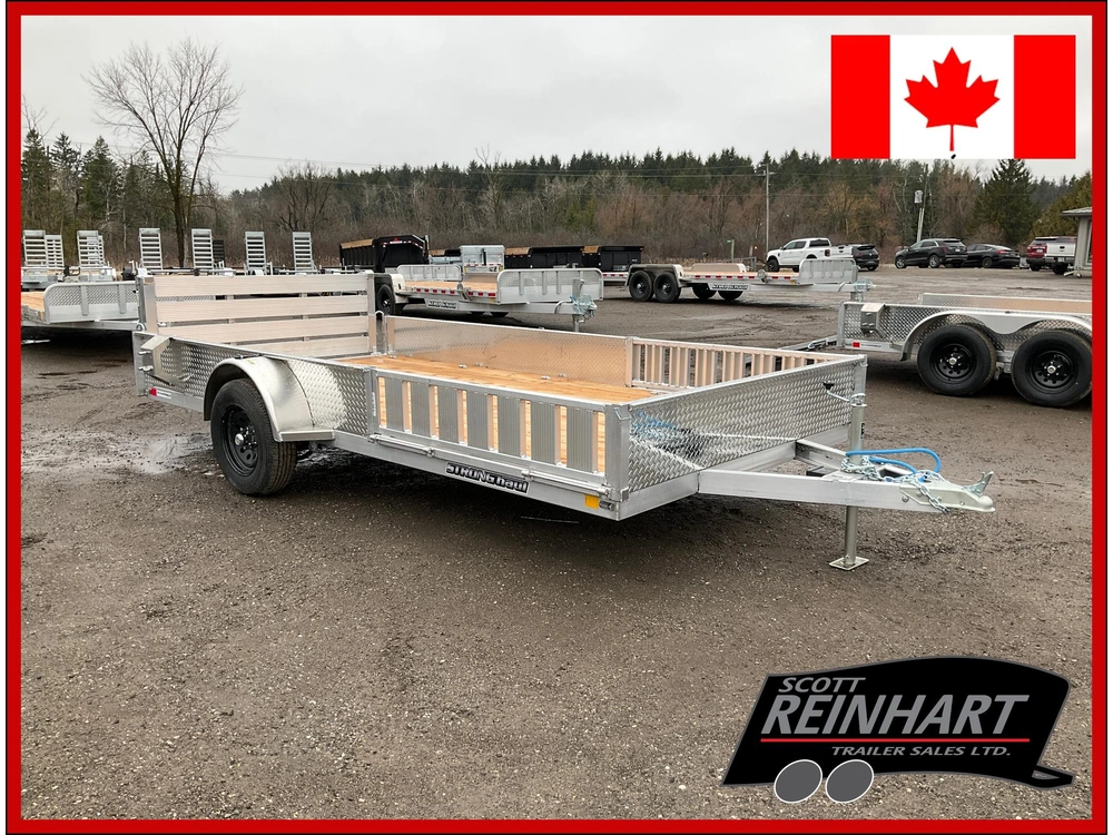 2026 Stronghaul 82x14 All Aluminum Utility Trailer alt