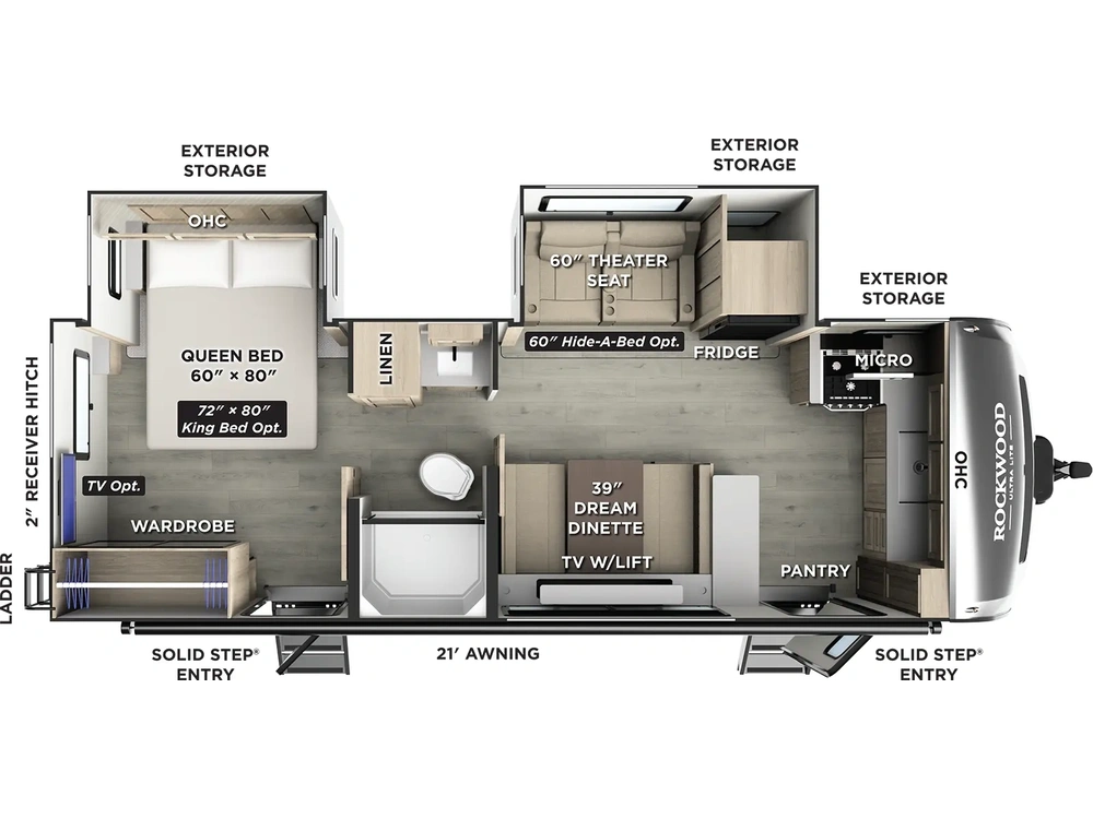 Forest River Rockwood Ultra Lite 2619fk 2026 alt