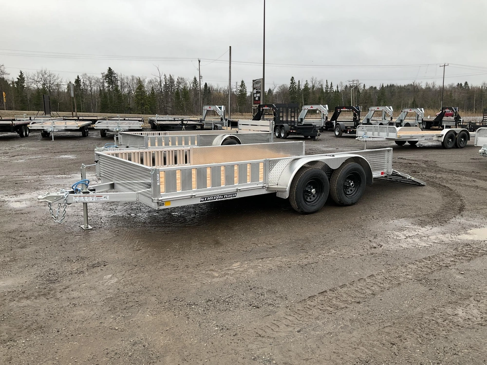 2026 Stronghaul 82x14 3.5 Ton All Aluminum Landscape Trailer alt