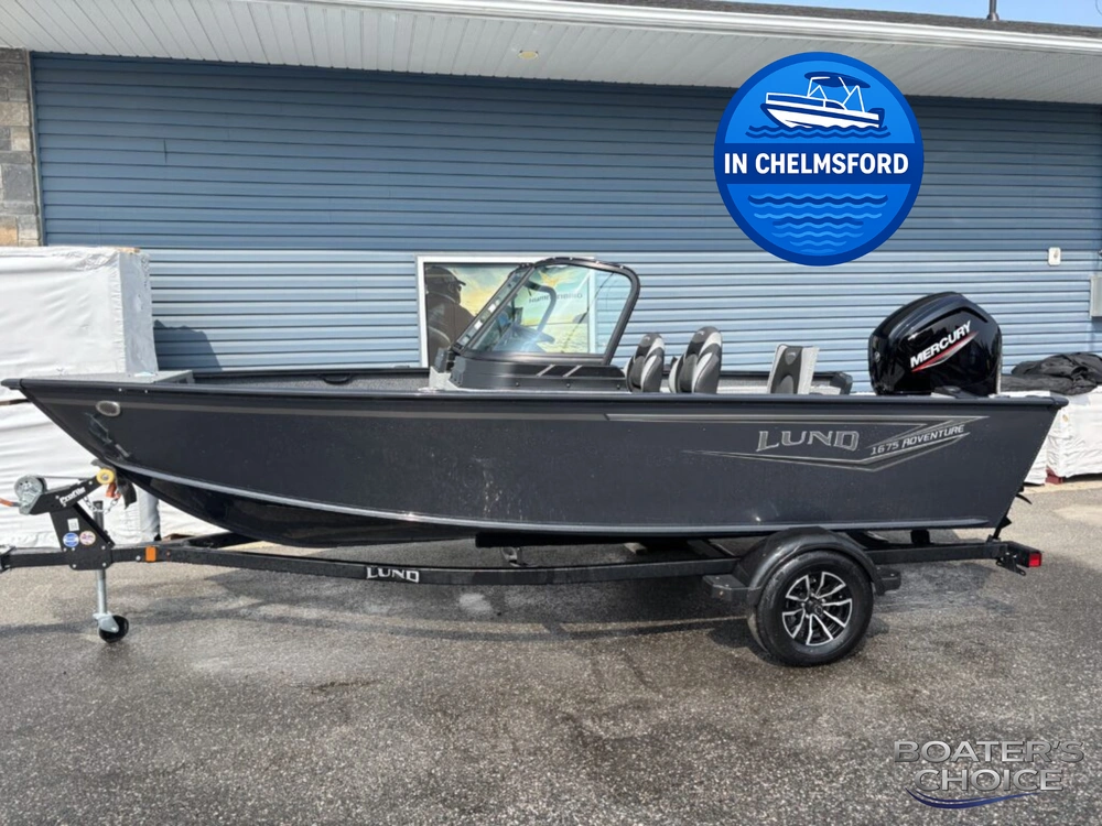 2026 Lund Boat Co 1675 Adventure Sport W/90hp & Deluxe Trailer! ( Chelmsford ) alt
