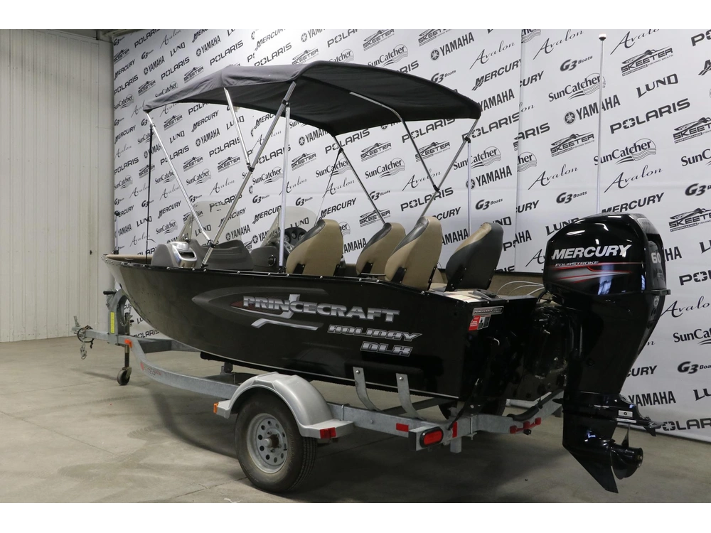 Princecraft Holiday Dlx 162 Sc + Mercury 60hp & Remorque 2016 alt