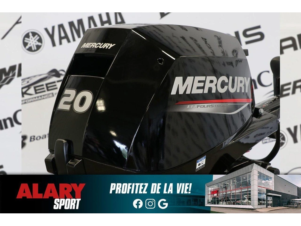 2026 Mercury 20mh Pied Court (15 Pouces)