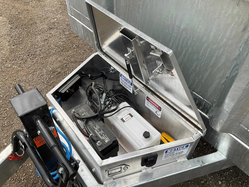 2026 Canada Trailers 83x14 7 Ton Galvanized Dump Trailer alt