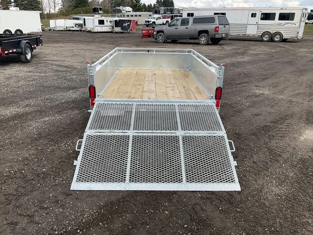 2026 Canada Trailers 5x8 Galvanized Utility Trailer alt