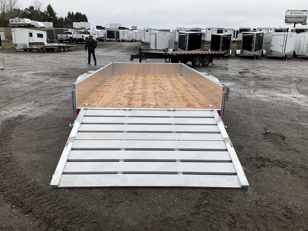 2026 Stronghaul 82x14 3.5 Ton All Aluminum Landscape Trailer alt