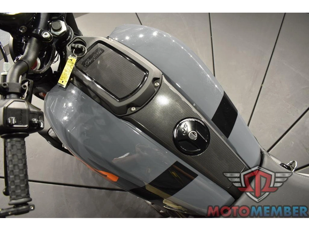 2023 Indian Motorcycle Ftr Stealth Gray/orange Burst alt