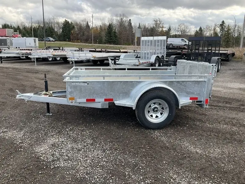 2026 Canada Trailers 5x8 Galvanized Utility Trailer thumbnail 5