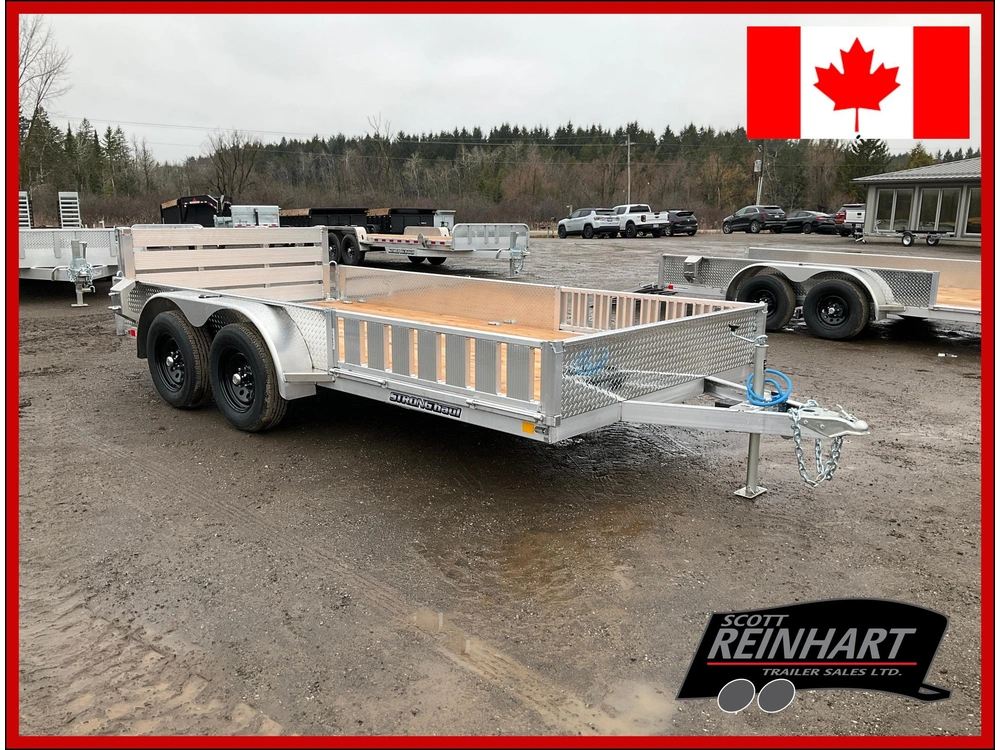 2026 Stronghaul 82x14 3.5 Ton All Aluminum Landscape Trailer alt