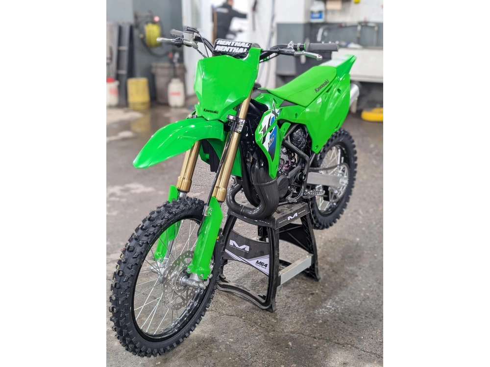2026 Kawasaki Kx112 2026 🎯 Motocross Junior Compétition Performance Transition Yz85 Sx85 Jeune Rider 🟢 alt