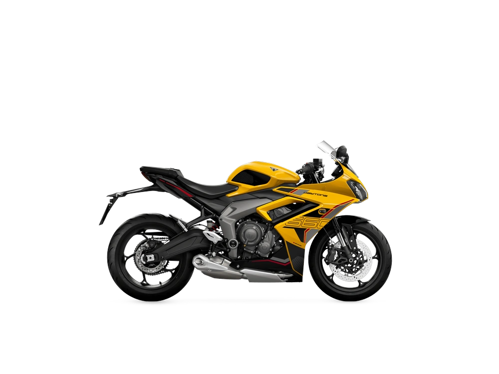 2026 Triumph Daytona 660 - Yellow/black alt