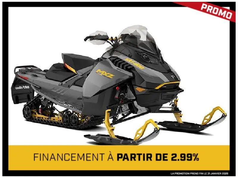 2026 Ski-Doo MXZ ADR w/ BLIZZARD Pkg 129 850 E-TEC Ice Ripper XT 1.25'' E.S.