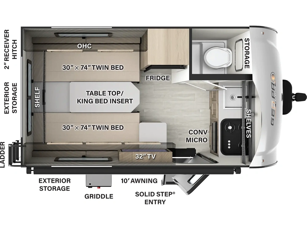 Forest River Rockwood Geo Pro 15tb 2023 alt