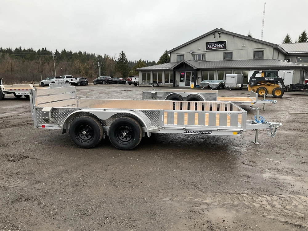 2026 Stronghaul 82x14 3.5 Ton All Aluminum Landscape Trailer alt