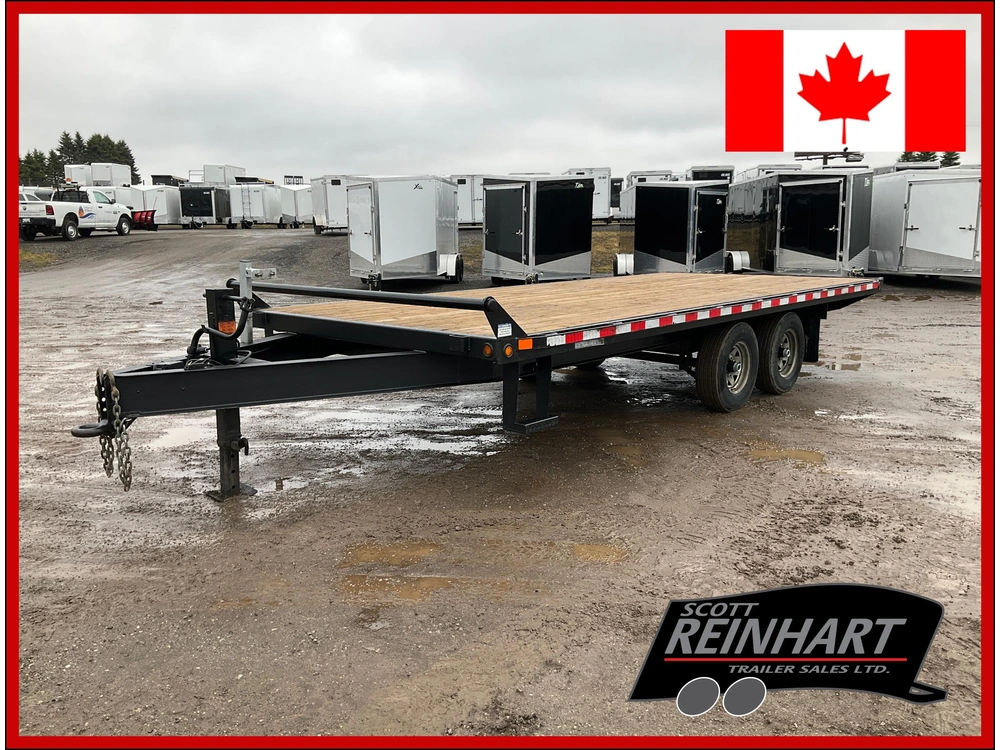 2022 Canada Trailers 8.5x18 5 Ton Deckover Equipment Trailer alt