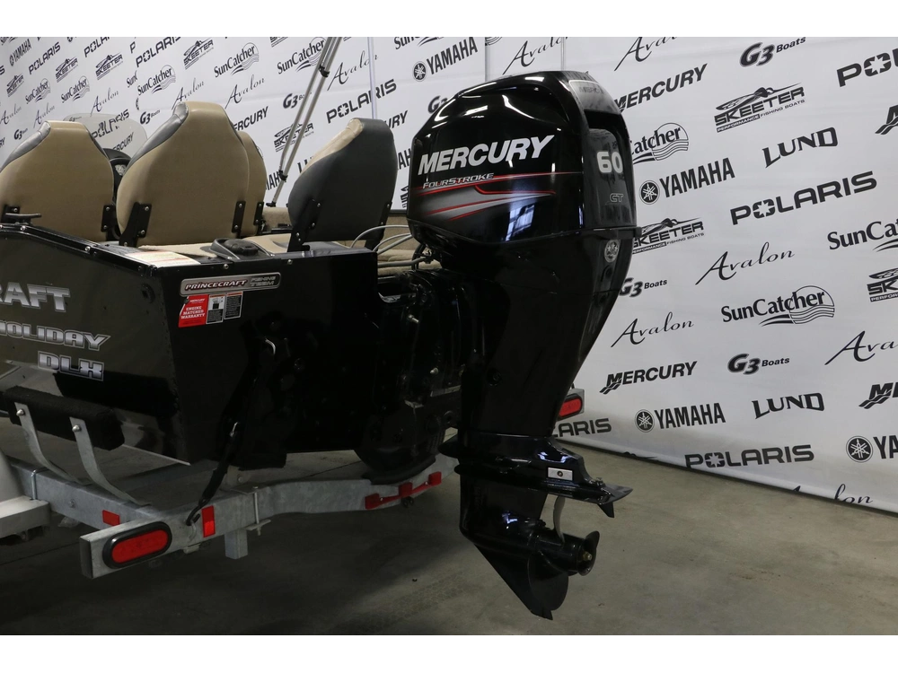 Princecraft Holiday Dlx 162 Sc + Mercury 60hp & Remorque 2016 alt